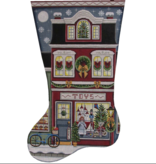Canvas TOY SHOP , RED  STOCKING  1501A