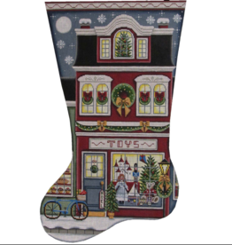Canvas TOY SHOP , RED  STOCKING  1501A