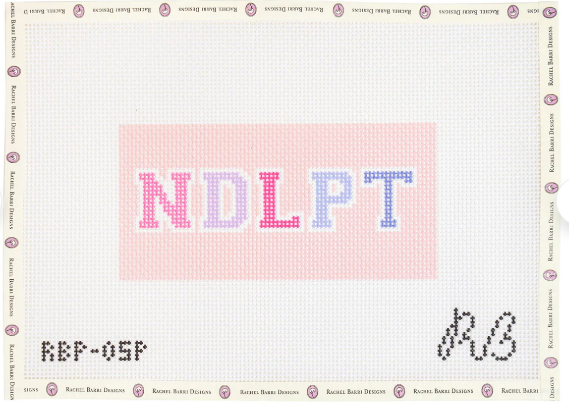 Canvas NDLPT  PINK - BARRI KIT BAG INSERT    3X6"
