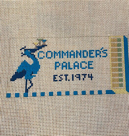 Canvas COMMANDERS PALACE  NEW ORLEANS MATCHBOOK COVER