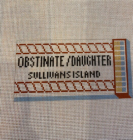 Canvas THE OBSTINATE DAUGHTER  SULLIVANS ISLAND  MATCHBOOK COVER