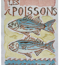 Canvas LES POISSONS  LBL2D  8.5x6.5"