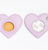 Accessories AIR TAG HOLDER WITH HARDWARE   - LAVENDER       FITS 1.25" ROUND CANVAS