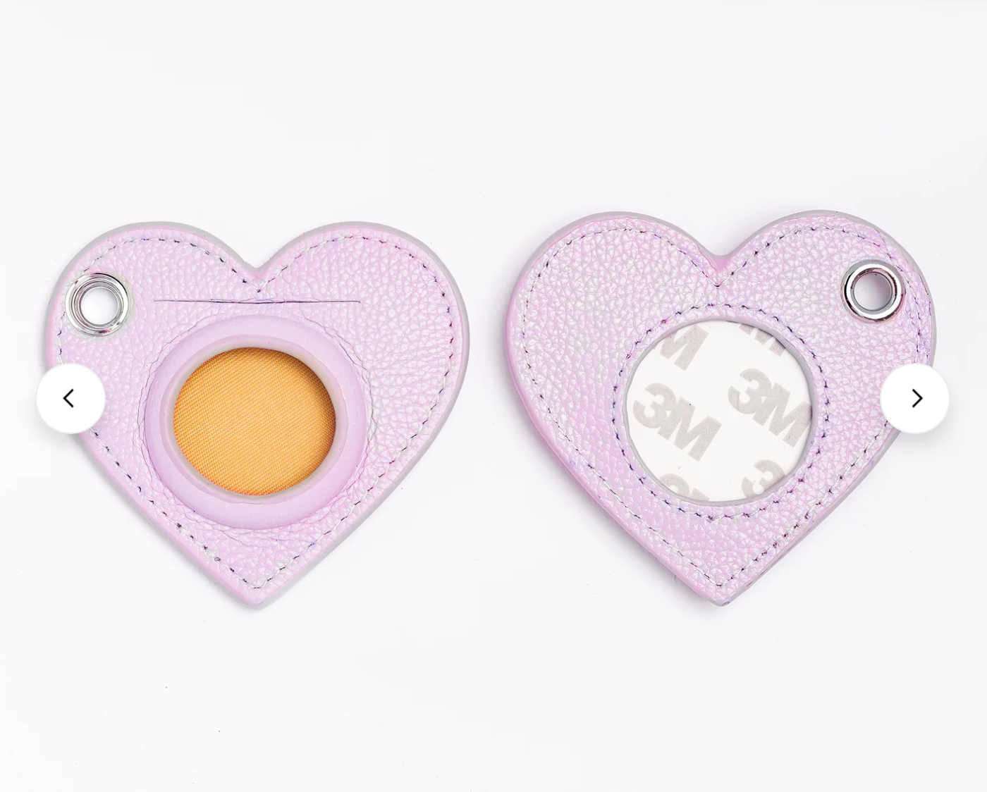 Accessories AIR TAG HOLDER WITH HARDWARE   - LAVENDER       FITS 1.25" ROUND CANVAS
