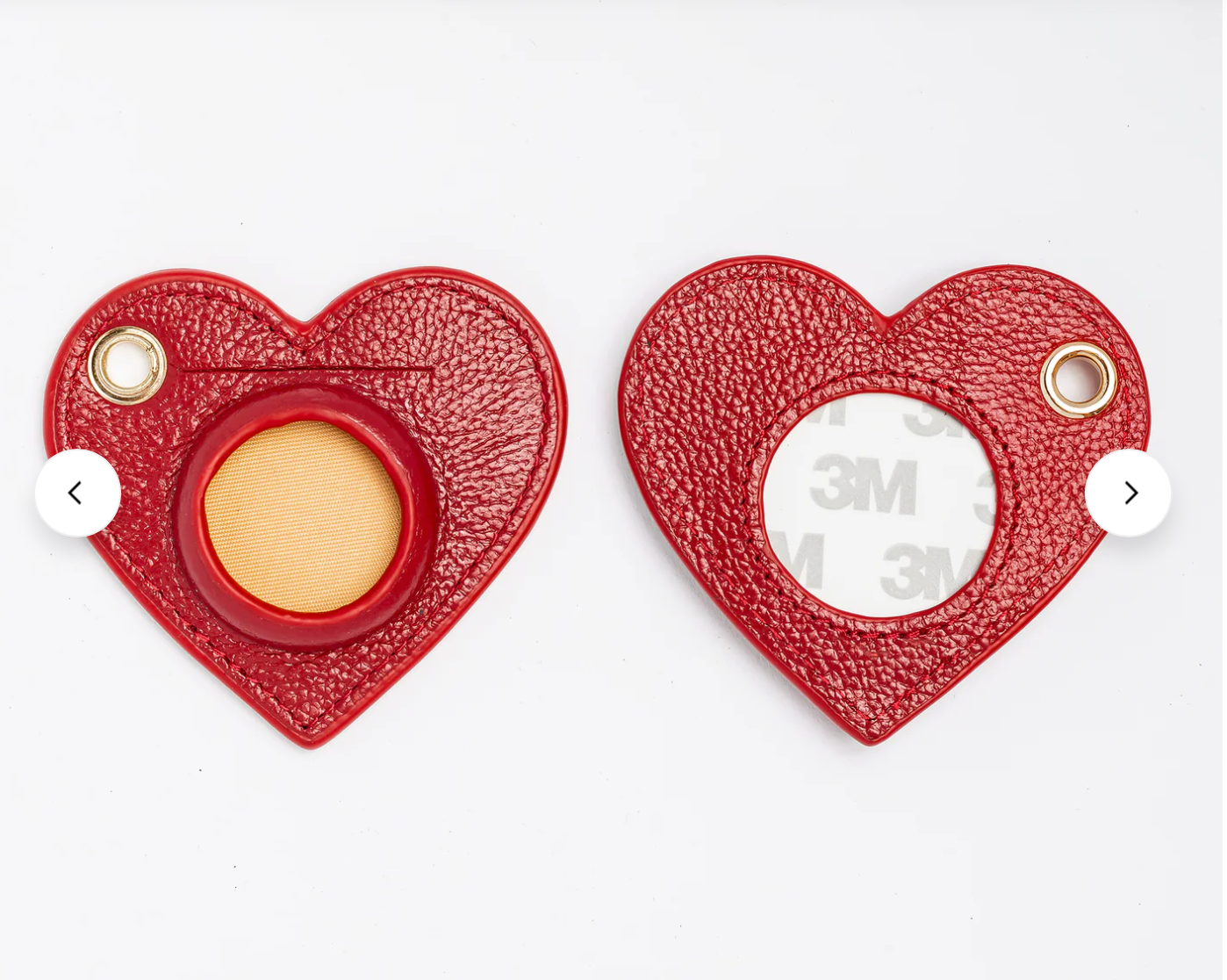 Accessories AIR TAG HOLDER WITH HARDWARE   - RED       FITS 1.25" ROUND CANVAS