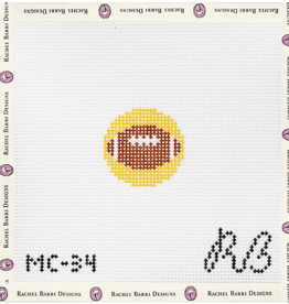 Canvas MINI INSERTS - FOOTBALL  1.25" ROUND