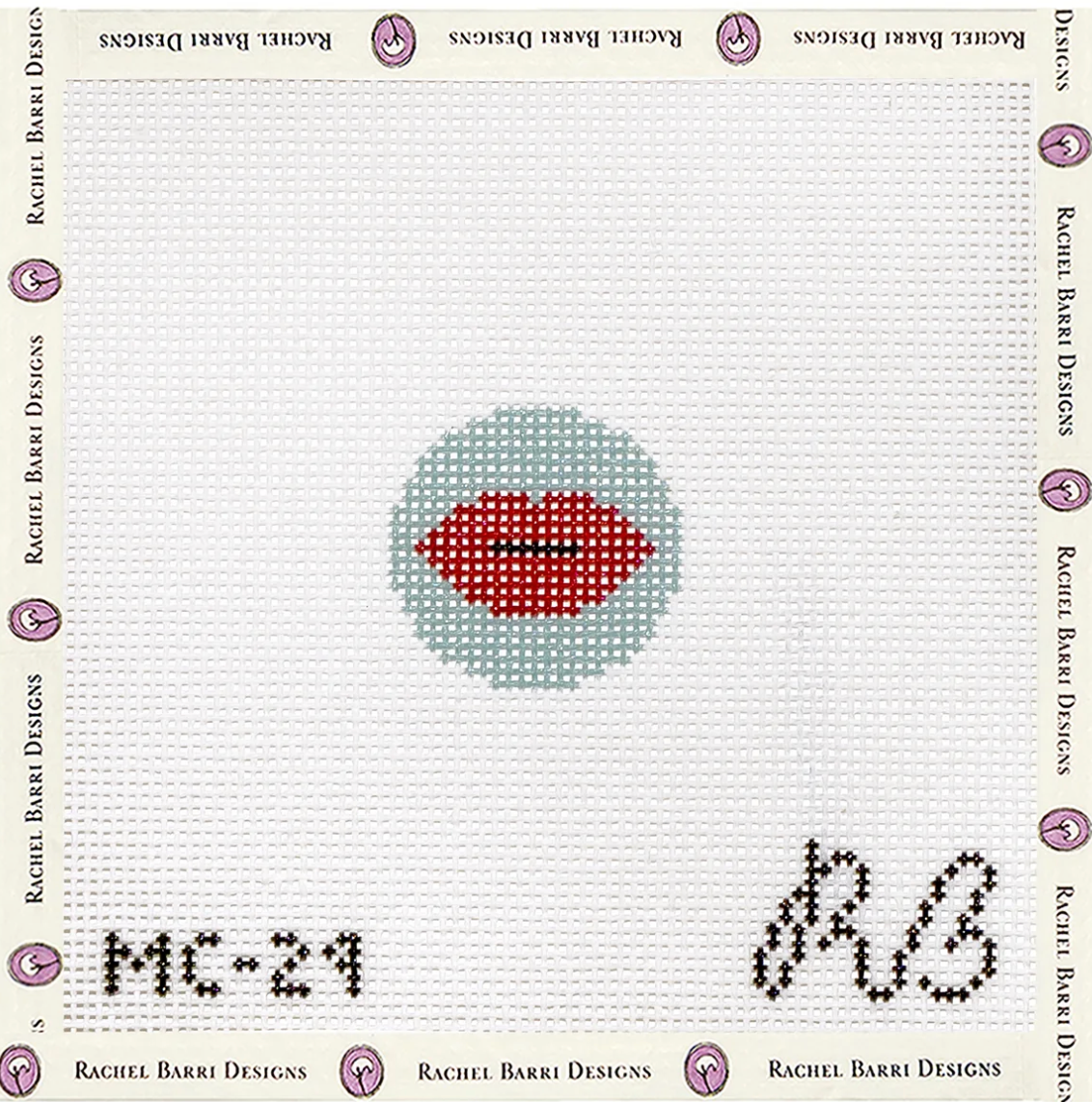 Canvas MINI INSERTS - LIPS  1.25" ROUND