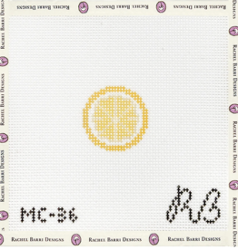 Canvas MINI INSERTS - LEMON SLICE  1.25" ROUND