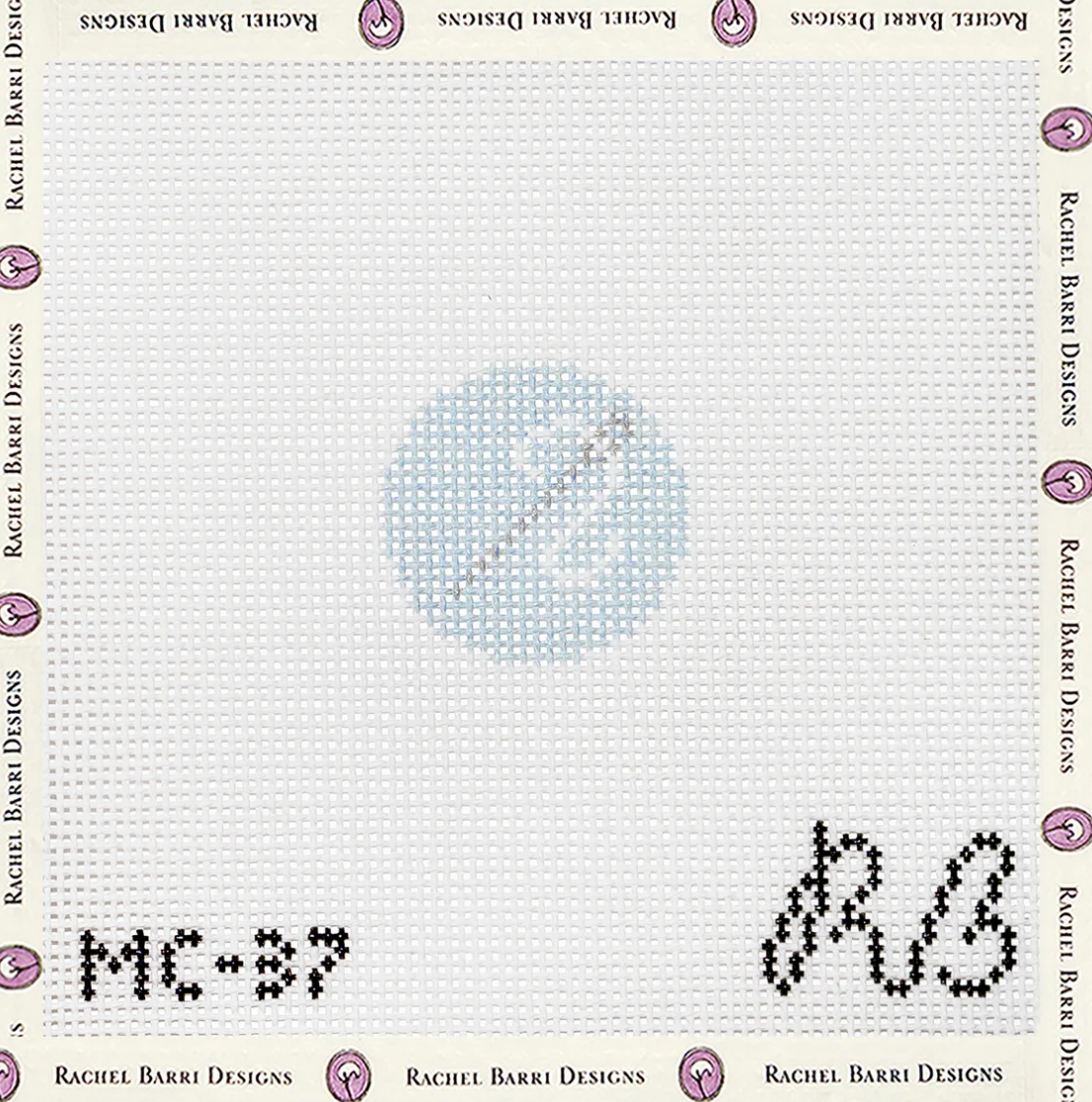 Canvas MINI INSERTS - NEEDLE & THREAD   1.25" ROUND