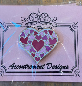 Accessories PINK HEARTS IN A  HEART  NEEDLE MINDER