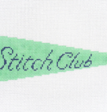 Canvas STITCH CLUB PENNANT   AB104  2.75X7.75"