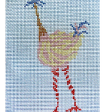 Canvas STRANGE BIRDS - PINK  32J   6X3"