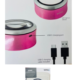 Accessories DOME LED  MAGNIFIER - PINK
