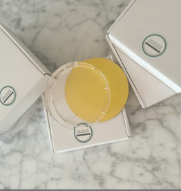 Accessories ACRYLIC MAGANETIC 4.25" ROUND COASTER  MINTED MONOGRAM