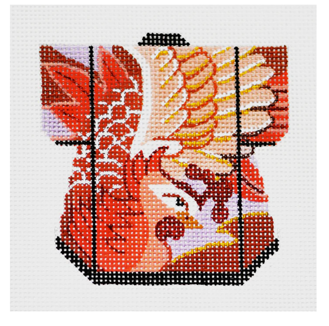 Canvas PHOENIX PETITE KIMONO  K1035  3X3.5"