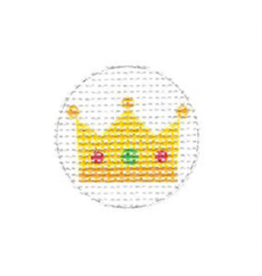 Canvas MINI INSERTS - CROWN  1.25" ROUND  TTF042
