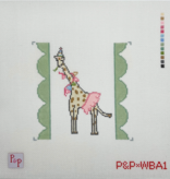 Canvas PARTY GIRAFFE  P&PWBA1  5X5"