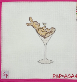 Canvas 'TINI BUNNY  P&PASA4  3.5X5"