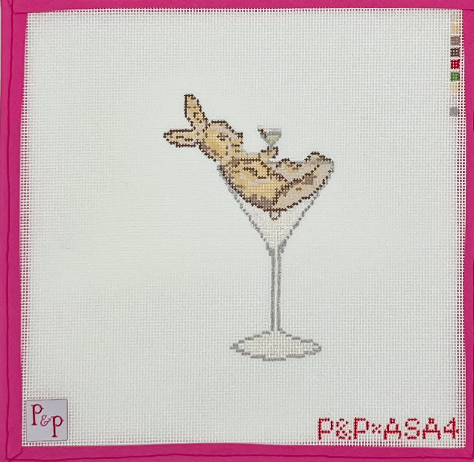 Canvas 'TINI BUNNY  P&PASA4  3.5X5"
