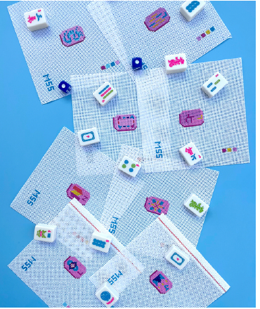 Canvas MINII MAHJONG SET  -  8 PIECES