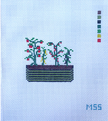 Canvas RAISED VEGGIE GARDEN  8X8"