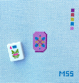Canvas MINI MAHJONG TILES -  FLOWER TILE