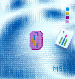 Canvas MINI MAHJONG TILES - 7 BAM  TILE