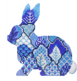 Canvases TOBACCO LEAF BUNNY    KEA93   4.25X4.75"