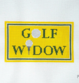 Canvas GOLF WIDOW  PR155    6.25X6.75"