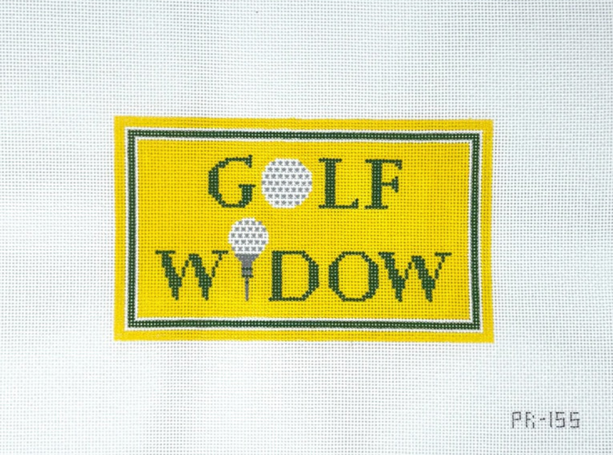 Canvas GOLF WIDOW  PR155    6.25X6.75"