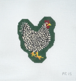 Canvas FRIEDA - ROCK BARRED CHICKEN   PR15   3.5X4"