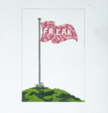 Canvas FREAK FLAG  PR85  7.5X5"