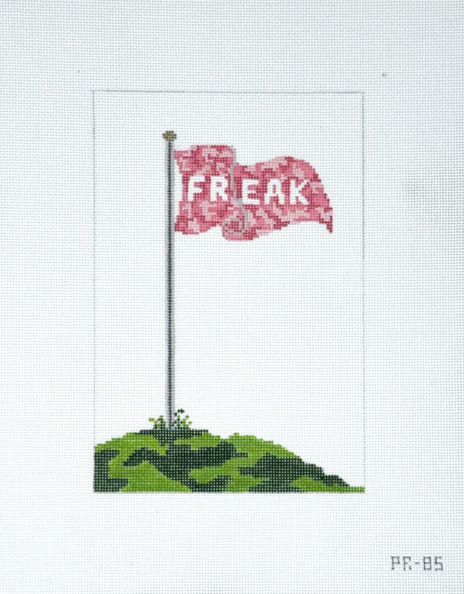Canvas FREAK FLAG  PR85  7.5X5"