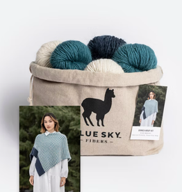 Yarn BIANCA WRAP KIT - BLUE SKY