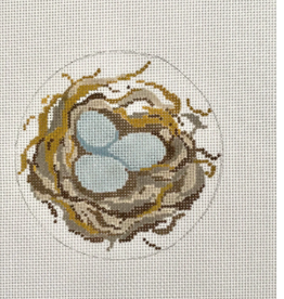 Canvas BLUEBIRD NEST ROUND  JCB19   4"ROUND