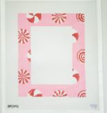 Canvas PINK PEPPERMINTS PICTURE FRAME APCH41 8X10" FITS 5X7 PICTURE