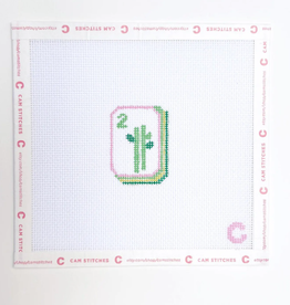 Canvas MINI MAHJONG TILES - BAM - BAG CHARMS