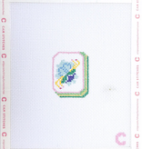 Canvas MINI MAHJONG TILES - FLOWER - BAG CHARMS