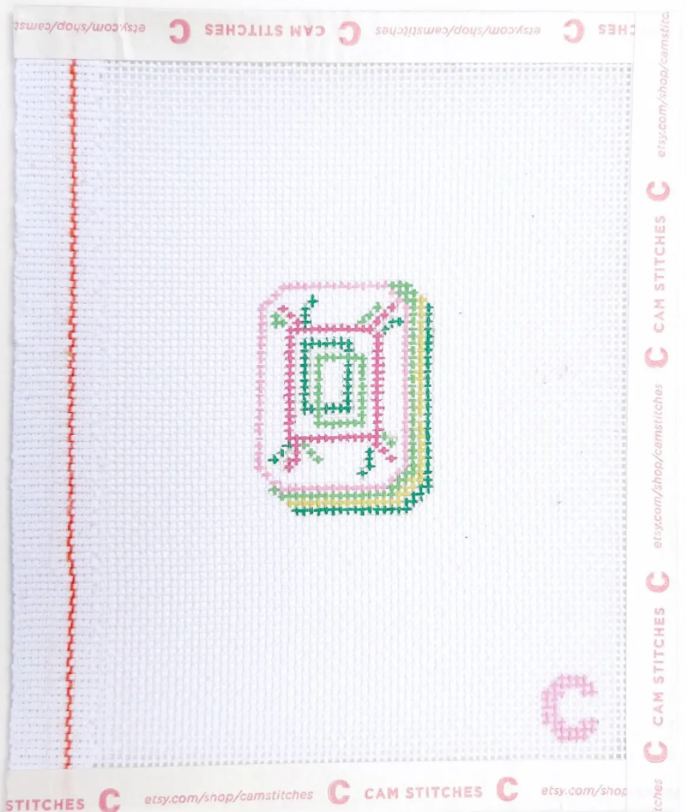 Canvas MINI MAHJONG TILES - SOAP - BAG CHARMS
