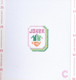 Canvas MINI MAHJONG TILES - JOKER- BAG CHARMS