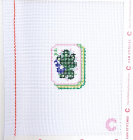 Canvas MINI MAHJONG TILES - BAM BIRD - BAG CHARMS