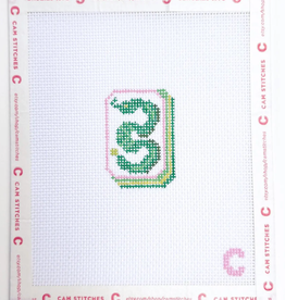 Canvas MINI MAHJONG TILES - DRAGON - BAG CHARMS