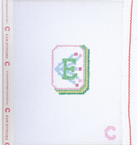 Canvas MINI MAHJONG TILES - EAST WIND - BAG CHARMS