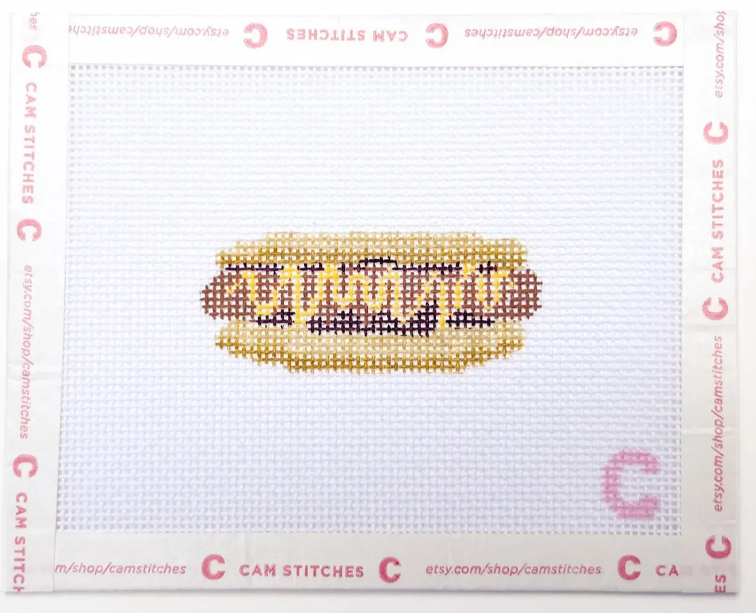 Canvas MINI HOT DOG  - BAG CHARM