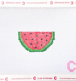 Canvas MINI WATERMELON SLICE  - BAG CHARM