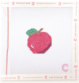Canvas MINI APPLE  - BAG CHARM