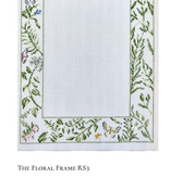 Canvas FLORAL PICTURE FRAME  RS3