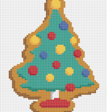 Canvas PEANUTS GINGERBREAD TREE  GINGG01  3.25X4"