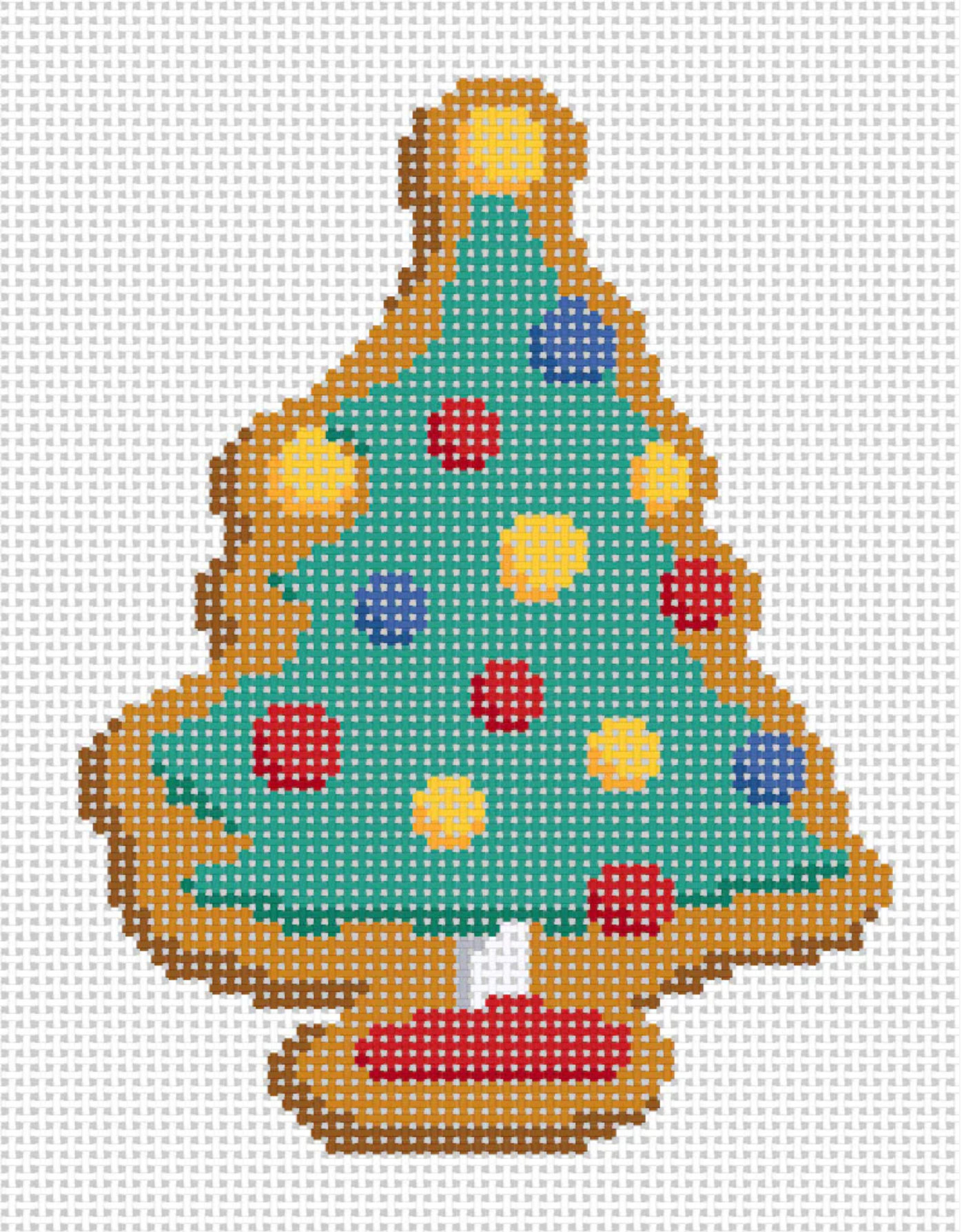 Canvas PEANUTS GINGERBREAD TREE  GINGG01  3.25X4"