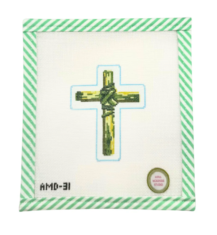 Canvas PALM SUNDAY CROSS AMD31   4X4"
